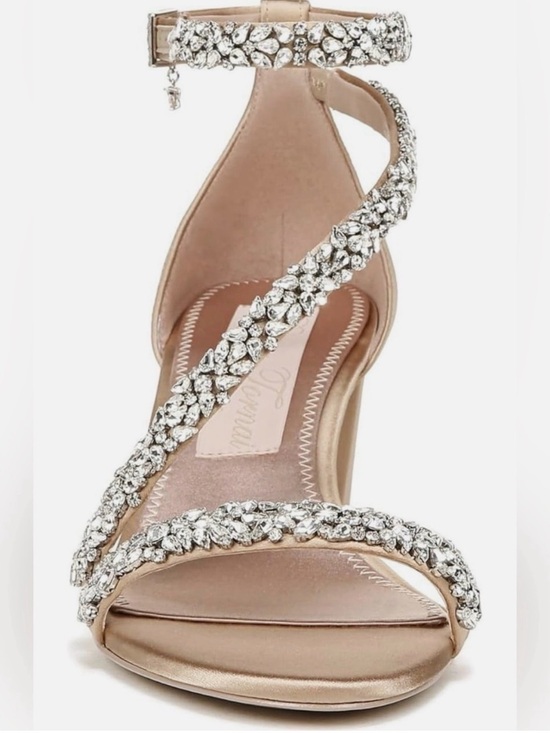 Naturalizer Shoes - Pnina Tornai for Naturalizer Ahava Ankle Strap heal in Nude Embellished